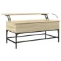 Couchtisch aus technischem Holz und Metall, Sonoma-Eiche, 100 x 50 x 45 cm von , Couchtisch - Ref: Foro24-845397, Preis: 66,5...