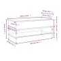 Couchtisch aus technischem Holz und Metall, Sonoma-Eiche, 100 x 50 x 45 cm von , Couchtisch - Ref: Foro24-845397, Preis: 66,5...