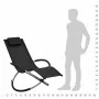 Black Steel Children's Lounger by vidaXL, Loungers - Ref: Foro24-47793, Price: 70,02 €, Discount: %