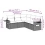 Garden sofa set with cushions 5 pieces beige synthetic rattan by , Garden sets - Ref: Foro24-3220148, Price: 335,48 €, Discou...