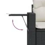 6-piece garden sofa set and black synthetic rattan cushions by , Garden sets - Ref: Foro24-3220205, Price: 379,17 €, Discount: %