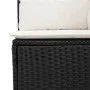6-piece garden sofa set and black synthetic rattan cushions by , Garden sets - Ref: Foro24-3220205, Price: 379,17 €, Discount: %