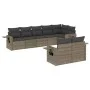 8-piece garden sofa set and gray synthetic rattan cushions by , Garden sets - Ref: Foro24-3220419, Price: 527,58 €, Discount: %