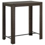Brown synthetic rattan high garden table 100x60.5x110.5 cm by vidaXL, Garden tables - Ref: Foro24-45873, Price: 119,44 €, Dis...