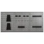 Pegboards for wall 3 units steel 40x58 cm by vidaXL, Tool Organization and Storage - Ref: Foro24-145351, Price: 62,73 €, Disc...