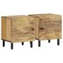 Bedside tables 2 pcs solid mango wood 40x33x46 cm by , Nightstands - Ref: Foro24-356888, Price: 86,77 €, Discount: %