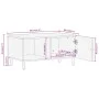 Mesa de centro de madera maciza de mango 80x50x40 cm de , Mesas de centro - Ref: Foro24-356895, Precio: 72,06 €, Descuento: %