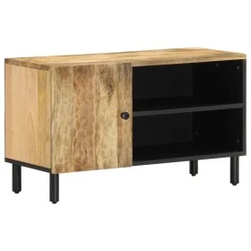 Mueble de TV madera maciza de mango 80x31x46 cm de , Muebles TV - Ref: Foro24-356906, Precio: 66,14 €, Descuento: %