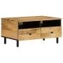 Couchtisch aus massivem Mangoholz, 80 x 54 x 40 cm von , Couchtisch - Ref: Foro24-356904, Preis: 95,32 €, Rabatt: %
