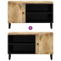 TV-Schrank aus massivem Mangoholz, 80 x 31 x 46 cm von , TV-Möbel - Ref: Foro24-356906, Preis: 66,88 €, Rabatt: %