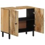 Bathroom sink cabinet solid mango wood 62x33x58 cm by , bathroom vanities - Ref: Foro24-356910, Price: 103,41 €, Discount: %