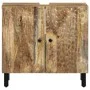 Badezimmer-Waschbeckenschrank aus massivem Mangoholz, 62 x 33 x 58 cm von , Badezimmerwaschtische - Ref: Foro24-356910, Preis...