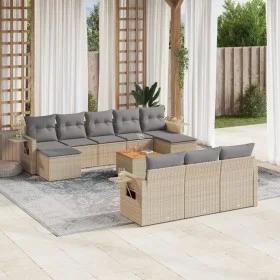 11-piece garden sofa set with beige synthetic rattan cushions by , Modular outdoor sofas - Ref: Foro24-3224785, Price: 650,96...