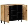 Beistellschrank aus massivem Mangoholz, 90 x 33 x 75 cm von , Sideboards - Ref: Foro24-356919, Preis: 199,00 €, Rabatt: %