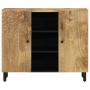 Beistellschrank aus massivem Mangoholz, 90 x 33 x 75 cm von , Sideboards - Ref: Foro24-356919, Preis: 199,00 €, Rabatt: %