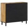 Beistellschrank aus massivem Mangoholz, 90 x 33 x 75 cm von , Sideboards - Ref: Foro24-356919, Preis: 199,00 €, Rabatt: %
