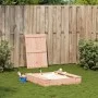 Douglas solid wood sandbox with lid 111x111x19.5 cm by , sandboxes - Ref: Foro24-832609, Price: 93,44 €, Discount: %