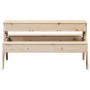 Picnic table with sandbox for children solid pine wood by , Garden tables - Ref: Foro24-832592, Price: 109,01 €, Discount: %