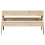 Picnic table with sandbox for children solid pine wood by , Garden tables - Ref: Foro24-832592, Price: 107,35 €, Discount: %