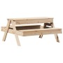 Picknicktisch mit Sandkasten für Kinder aus massivem Kiefernholz von , Gartentische - Ref: Foro24-832592, Preis: 109,01 €, Ra...