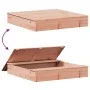 Douglas solid wood sandbox with lid 111x111x19.5 cm by , sandboxes - Ref: Foro24-832609, Price: 93,44 €, Discount: %