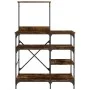 Küchenregal, Holztechnik, Metall, Eiche, 90 x 40 x 132 cm von , Behälter für Küchenutensilien - Ref: Foro24-845418, Preis: 80...