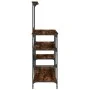Küchenregal, Holztechnik, Metall, Eiche, 90 x 40 x 132 cm von , Behälter für Küchenutensilien - Ref: Foro24-845418, Preis: 80...