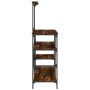 Küchenregal, Holztechnik, Metall, Eiche, 90 x 40 x 132 cm von , Behälter für Küchenutensilien - Ref: Foro24-845418, Preis: 81...