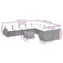 11-teilige Gartensofagarnitur und graue synthetische Rattankissen von , Gartensets - Ref: Foro24-3257530, Preis: 719,48 €, Ra...