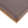 Footrest and cushion made of solid dark gray acacia wood 66x66x36 cm by vidaXL, Ottomans - Ref: Foro24-46511, Price: 72,88 €,...