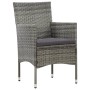 4-piece garden furniture set and gray synthetic rattan cushions by vidaXL, Garden sets - Ref: Foro24-45812, Price: 226,27 €, ...