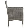 4-teiliges Gartenmöbel-Set und graue synthetische Rattankissen von vidaXL, Gartensets - Ref: Foro24-45812, Preis: 229,49 €, R...