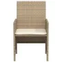 Sillas y mesita de jardín 3 piezas ratán sintético cojín beige de , Conjuntos de jardín - Ref: Foro24-365126, Precio: 199,30 ...