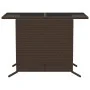Garden chairs and table with cushions 3 pieces brown PE rattan by , Garden sets - Ref: Foro24-365118, Price: 198,59 €, Discou...