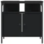Armario para lavabo de baño madera ingeniería negro 60x30x60 cm de , Tocadores - Ref: Foro24-842436, Precio: 54,90 €, Descuen...