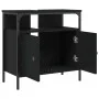 Armario para lavabo de baño madera ingeniería negro 60x30x60 cm de , Tocadores - Ref: Foro24-842436, Precio: 54,90 €, Descuen...