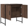 Armario lavabo baño madera ingeniería roble marrón 60x33x60 cm de , Tocadores - Ref: Foro24-842460, Precio: 46,74 €