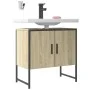 Bathroom sink cabinet engineered wood Sonoma oak 60x33x60 cm by , Dressing tables - Ref: Foro24-842457, Price: 47,15 €, Disco...