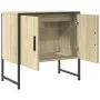 Waschbeckenunterschrank aus Holzwerkstoff, Sonoma-Eiche, 60 x 33 x 60 cm von , Schminktische - Ref: Foro24-842457, Preis: 47,...