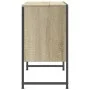 Waschbeckenunterschrank aus Holzwerkstoff, Sonoma-Eiche, 60 x 33 x 60 cm von , Schminktische - Ref: Foro24-842457, Preis: 47,...