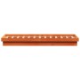 LED bed frame solid pine wood wax brown 135x190cm by , Beds and slatted bases - Ref: Foro24-844422, Price: 133,67 €, Discount: %