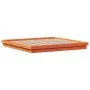 LED bed frame solid pine wood wax brown 180x200cm by , Beds and slatted bases - Ref: Foro24-844417, Price: 148,12 €, Discount: %