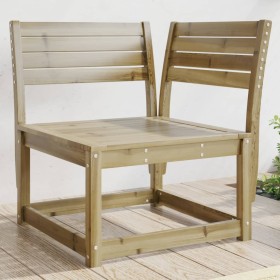 Sofá esquinero de jardín madera de pino impregnada 73x73x78 cm de , Sofás de exterior - Ref: Foro24-844668, Precio: 73,04 €, ...