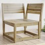 Gartenecksofa aus imprägniertem Kiefernholz 73x73x78 cm von , Outdoor-Sofas - Ref: Foro24-844668, Preis: 73,04 €, Rabatt: %