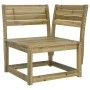 Garden corner sofa impregnated pine wood 73x73x78 cm by , Outdoor sofas - Ref: Foro24-844668, Price: 72,37 €, Discount: %