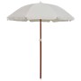 Sonnenschirm mit sandfarbenem Stahlmast 180 cm von vidaXL, Sonnenschirme - Ref: Foro24-47798, Preis: 35,70 €, Rabatt: %