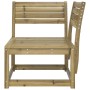 Sofá esquinero de jardín madera de pino impregnada 73x73x78 cm de , Sofás de exterior - Ref: Foro24-844668, Precio: 72,99 €