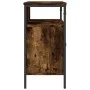 Engineered wood bathroom sink cabinet smoked oak 80x30x60 cm by , Dressing tables - Ref: Foro24-842443, Price: 54,39 €, Disco...