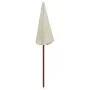 Parasol with sand-colored steel pole 180 cm by vidaXL, Umbrellas - Ref: Foro24-47798, Price: 29,20 €, Discount: %