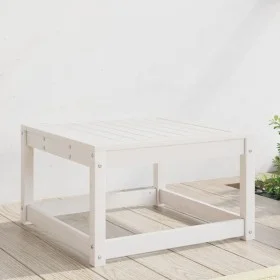 Massiver Gartenhocker aus weißem Kiefernholz von , Outdoor-Sofas - Ref: Foro24-844680, Preis: 48,90 €, Rabatt: %